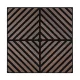 Akusztikus falpanel Deco IX dió hatású 60x60x1,8 cm