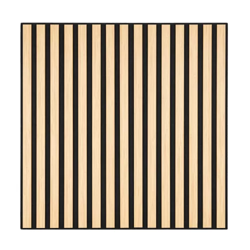 Akusztikus falpanel Deco II bambusz hatású 60x60x1,8 cm