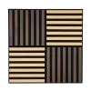 Akusztikus falpanel Deco X bambusz hatású 60x60x1,8 cm
