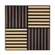 Akusztikus falpanel Deco X bambusz hatású 60x60x1,8 cm