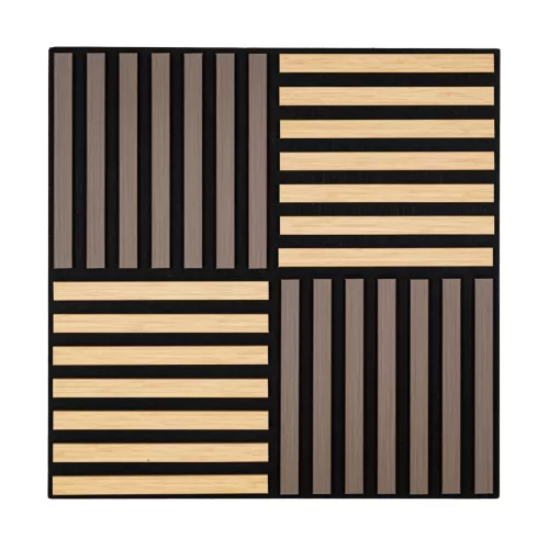 Akusztikus falpanel Deco X olajos tölgy hatású 60x60x1,8 cm