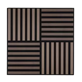 Akusztikus falpanel Deco X dió hatású 60x60x1,8 cm