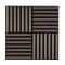 Akusztikus falpanel Deco X dió hatású 60x60x1,8 cm