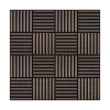 Akusztikus falpanel Deco X dió hatású 60x60x1,8 cm
