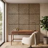 Akusztikus falpanel Deco XI bambusz hatású 60x60x1,8 cm