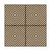 Akusztikus falpanel Deco XI bambusz hatású 60x60x1,8 cm