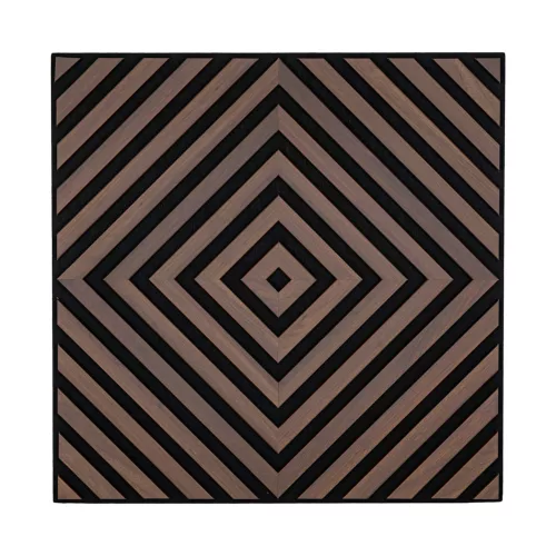 Akusztikus falpanel Deco XI dió hatású 60x60x1,8 cm