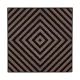 Akusztikus falpanel Deco XI dió hatású 60x60x1,8 cm