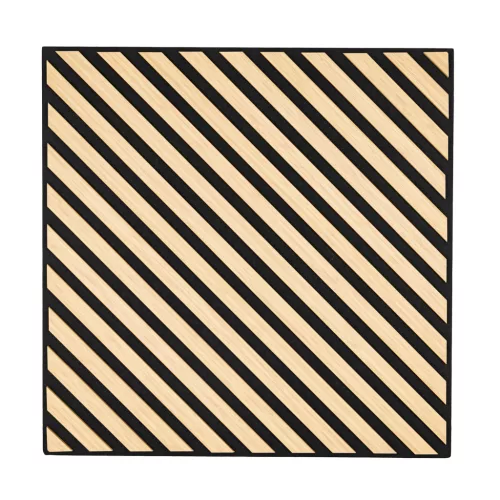 Akusztikus falpanel Deco III bambusz hatású 60x60x1,8 cm