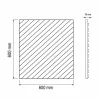 Akusztikus falpanel Deco III bambusz hatású 60x60x1,8 cm