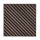 Akusztikus falpanel Deco III dió hatású 60x60x1,8 cm