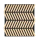 Akusztikus falpanel Deco XII bambusz hatású 60x60x1,8 cm