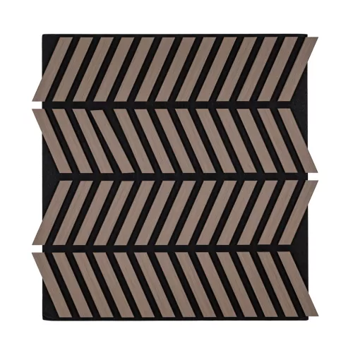 Akusztikus falpanel Deco XII olajos tölgy hatású 60x60x1,8 cm