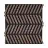 Akusztikus falpanel Deco XII dió hatású 60x60x1,8 cm