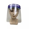 Átlátszó műanyag arcvédő maszk, pajzs