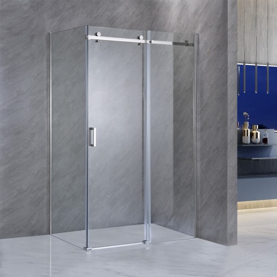 Bold-in 80x100 cm aszimmetrikus zuhanykabin zuhanytálca nélkül
