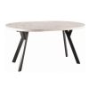 Bővíthető étkező asztal LBB181 márvány hatású fehér/ fekete
