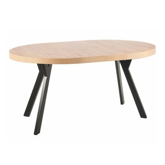 Bővíthető étkező asztal LBB182 artisan tölgy/ fekete