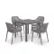 Kora 4+1 kerti bútor garnitúra szett