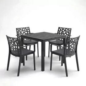 Vento 4+1 kerti bútor garnitúra szett grafit