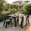 Iza 6+1 kerti bútor garnitúra szett grafit