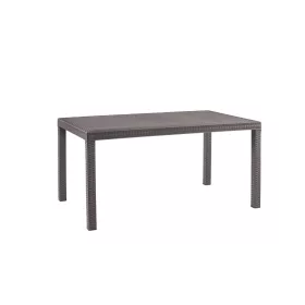 Hella műanyag kerti asztal cappuccino