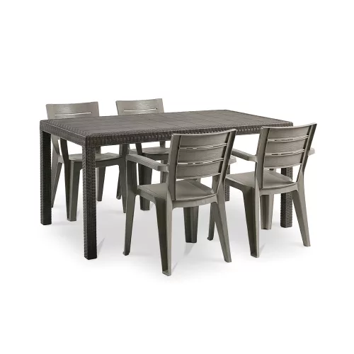 Iza 4+1 kerti bútor garnitúra szett