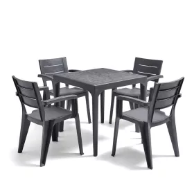 Deya 4+1 kerti bútor garnitúra szett grafit