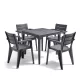 Deya 4+1 kerti bútor garnitúra szett grafit