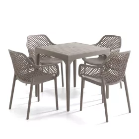 Avalon 4+1 kerti bútor garnitúra szett cappuccino