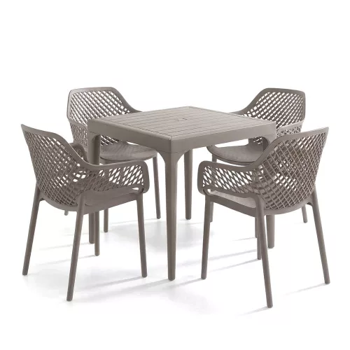 Avalon 4+1 kerti bútor garnitúra szett cappuccino