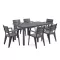 Vivo 6+1 kerti bútor garnitúra szett grafit