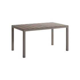 Tulsa műanyag kerti asztal cappuccino