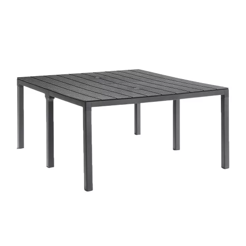 Tulsa dupla műanyag kerti asztal grafit