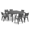 Rava 6+1 kerti bútor garnitúra szett grafit