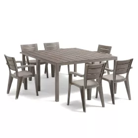 Rava 6+1 kerti bútor garnitúra szett cappuccino