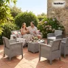 Venus II Large 7 személyes kerti bútor garnitúra cappuccino