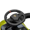 Lamborghini bébitaxi tolókarral, zenével zöld
