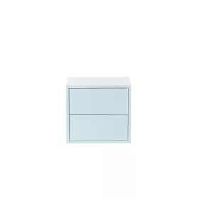 Boxie 2 fiókos fali szekrény 40x40x37 cm kék
