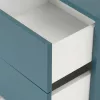 Boxie 2 fiókos fali szekrény 40x40x37 cm petrol kék