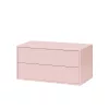 Boxie 2 fiókos fali szekrény 40x80x37 cm pink