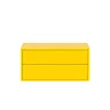 Boxie 2 fiókos fali szekrény 40x80x37 cm sárga