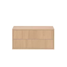 Boxie 2 fiókos fali szekrény 40x80x37 cm sonoma tölgy