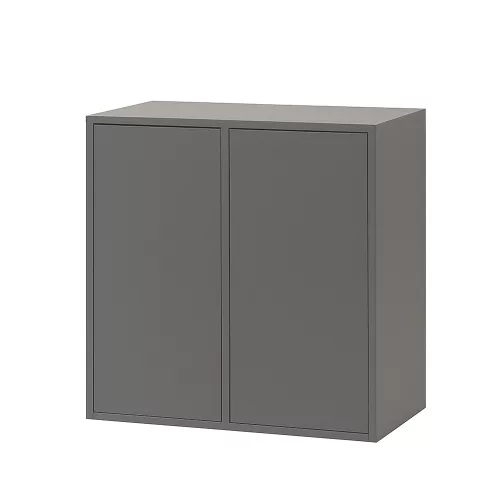 Boxie 2 ajtós fali szekrény 80x80x37 cm antracit