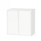 Boxie 2 ajtós fali szekrény 80x80x37 cm fehér