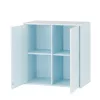 Boxie 2 ajtós fali szekrény 80x80x37 cm kék