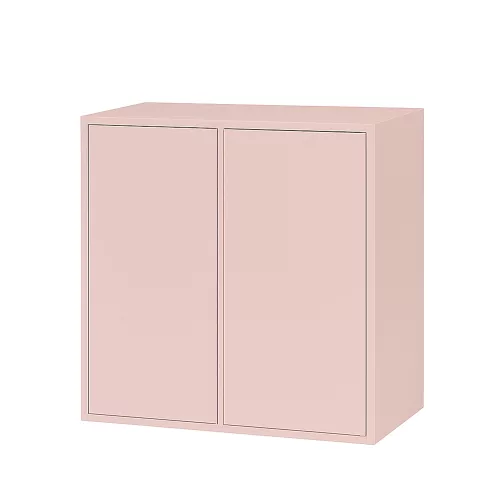 Boxie 2 ajtós fali szekrény 80x80x37 cm pink