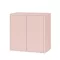 Boxie 2 ajtós fali szekrény 80x80x37 cm pink