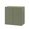 Boxie 2 ajtós fali szekrény 80x80x37 cm zöld