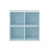 Boxie nyitott fali szekrény 80x80x37 cm kék